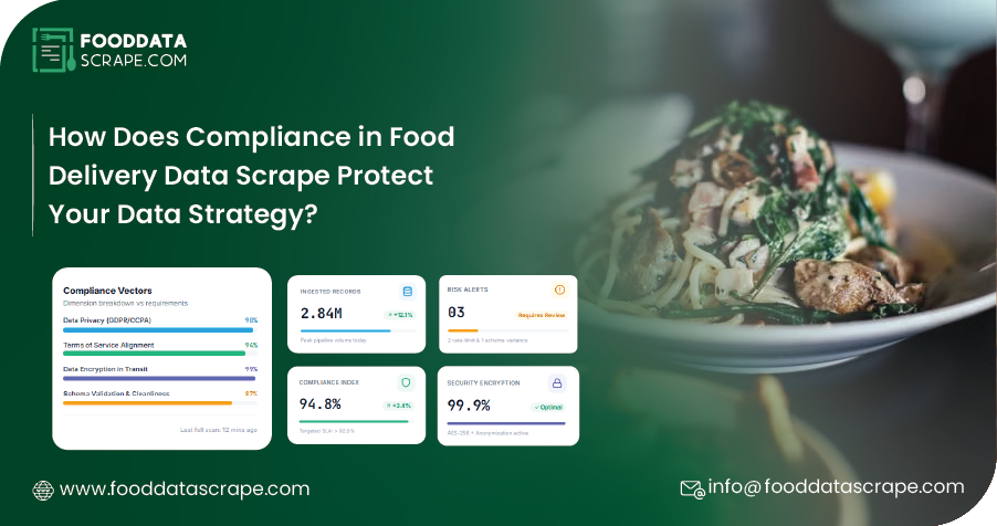 How Does Compliance in Food Delivery Data Scrape Protect Your Data Strategy?